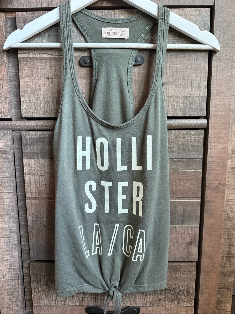 Hollister Tie Front Tank